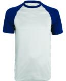 Augusta Sportswear 1509 Youth Wicking Short Sleeve in White/ navy