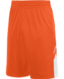 Augusta Sportswear 1168 Alley-Oop Reversible Short in Orange/ white