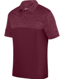 Augusta Sportswear 5412 Shadow Tonal Heather Sport in Maroon