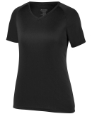 Augusta Sportswear 2793 Girls Attain Wicking Shirt in Black