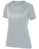 Augusta Sportswear 2793 Girls Attain Wicking Shirt in Silver