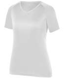 Augusta Sportswear 2793 Girls Attain Wicking Shirt in White