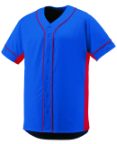 Augusta Sportswear 1660 Slugger Jersey in Royal/ red