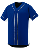 Augusta Sportswear 1660 Slugger Jersey in Navy/ white