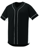 Augusta Sportswear 1661 Youth Slugger Jersey in Black/ white