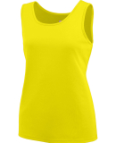 Augusta Sportswear 1705 Women's Training Tank in Power yellow