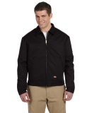 TJ15 Dickies Eisenhower Classic Lined Jacket in Black