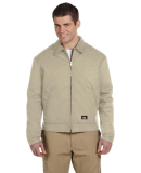 TJ15 Dickies Eisenhower Classic Lined Jacket in Khaki