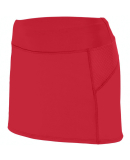 Augusta Sportswear 2420 Women's Femfit Skort in Red/ graphite