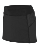 Augusta Sportswear 2420 Women's Femfit Skort in Black/ graphite