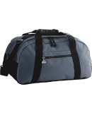 Augusta Sportswear 1703 Large Ripstop Duffel Bag in Graphite/ black