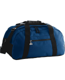 Augusta Sportswear 1703 Large Ripstop Duffel Bag in Navy/ black