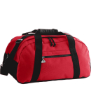 Augusta Sportswear 1703 Large Ripstop Duffel Bag in Red/ black