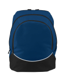 Augusta Sportswear 1915 Tri-Color Backpack in Navy/ black/ wht