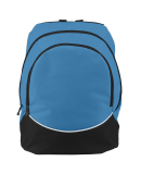 Augusta Sportswear 1915 Tri-Color Backpack in Col blu/ blk/ wh