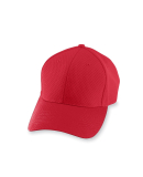 Augusta Sportswear 6236 Youth Athletic Mesh Cap in Red