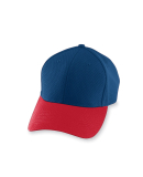 Augusta Sportswear 6236 Youth Athletic Mesh Cap in Royal/ red