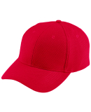 Augusta Sportswear 6265 Adjustable Wicking Mesh Ca in Red