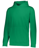 Augusta Sportswear 5506 Youth Wicking Fleece Hoode in Kelly