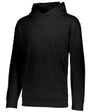 Augusta Sportswear 5506 Youth Wicking Fleece Hoode in Black