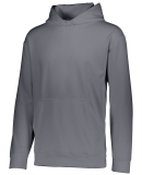 Augusta Sportswear 5506 Youth Wicking Fleece Hoode in Graphite