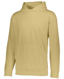 Augusta Sportswear 5506 Youth Wicking Fleece Hoode in Vegas gold