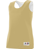 Augusta Sportswear 147 Women's Reversible Wicking  in Vegas gold/ wht