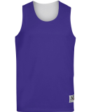 Augusta Sportswear 5023 Youth Reversible Wicking T in Purple/ white