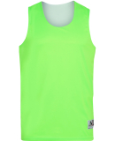 Augusta Sportswear 5023 Youth Reversible Wicking T in Lime/ white