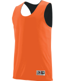 Augusta Sportswear 5023 Youth Reversible Wicking T in Orange/ black