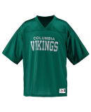 Augusta Sportswear 258 Youth Stadium Replica Jerse in Dark green