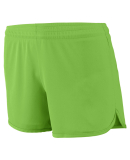 Augusta Sportswear 357 Women's Accelerate Short in Lime