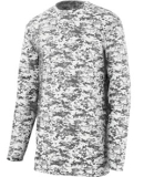 Augusta Sportswear 2788 Digi Camo Wicking Long Sle in White digi