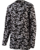 Augusta Sportswear 2788 Digi Camo Wicking Long Sle in Black  digi