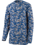 Augusta Sportswear 2788 Digi Camo Wicking Long Sle in Royal digi