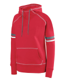 Augusta Sportswear 5440 Women's Spry Hoodie in Red/ white/ grph