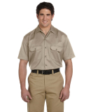 1574 Dickies Short Sleeve Twill Work Shirt  in Desert sand