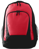 Augusta Sportswear 1710 Ripstop Backpack in Red/ black