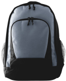 Augusta Sportswear 1710 Ripstop Backpack in Graphite/ black