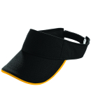 Augusta Sportswear 6223 Athletic Mesh Two-Color Vi in Black/ gold