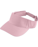 Augusta Sportswear 6226 Youth Sport Twill Visor in Light pink