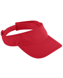 Augusta Sportswear 6227 Athletic Mesh Visor in Red