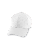 Augusta Sportswear 6235 Athletic Mesh Cap-Adult in White