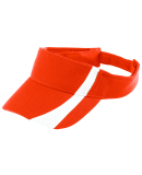 Augusta Sportswear 6260 Adjustable Wicking Mesh Tw in Orange/ white