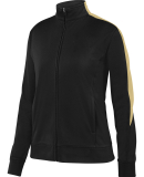 Augusta Sportswear 4397 Ladies Medalist Jacket 2.0 in Black/ vegas gld