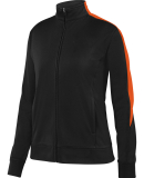 Augusta Sportswear 4397 Ladies Medalist Jacket 2.0 in Black/ orange