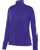 Augusta Sportswear 4397 Ladies Medalist Jacket 2.0 in Purple/ white