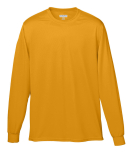 Augusta Sportswear 788 Performance Long Sleeve T-S in Gold