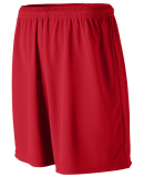 Augusta Sportswear 806 Youth Wicking Mesh Athletic in Red