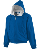 Augusta Sportswear 3281 Youth Hooded Taffeta Jacke in Royal